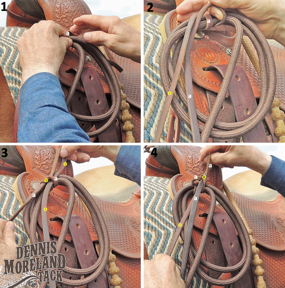 tying a mecate lead diagram demonstration