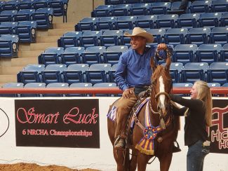 Half Past Boon and Chuy Roman at the NRCHA Celebration of Champions.