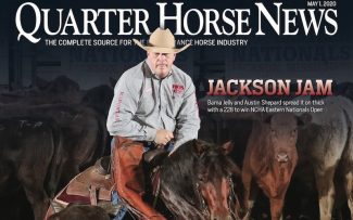 Quarter Horse News magazine May 1 2020 cover snippet