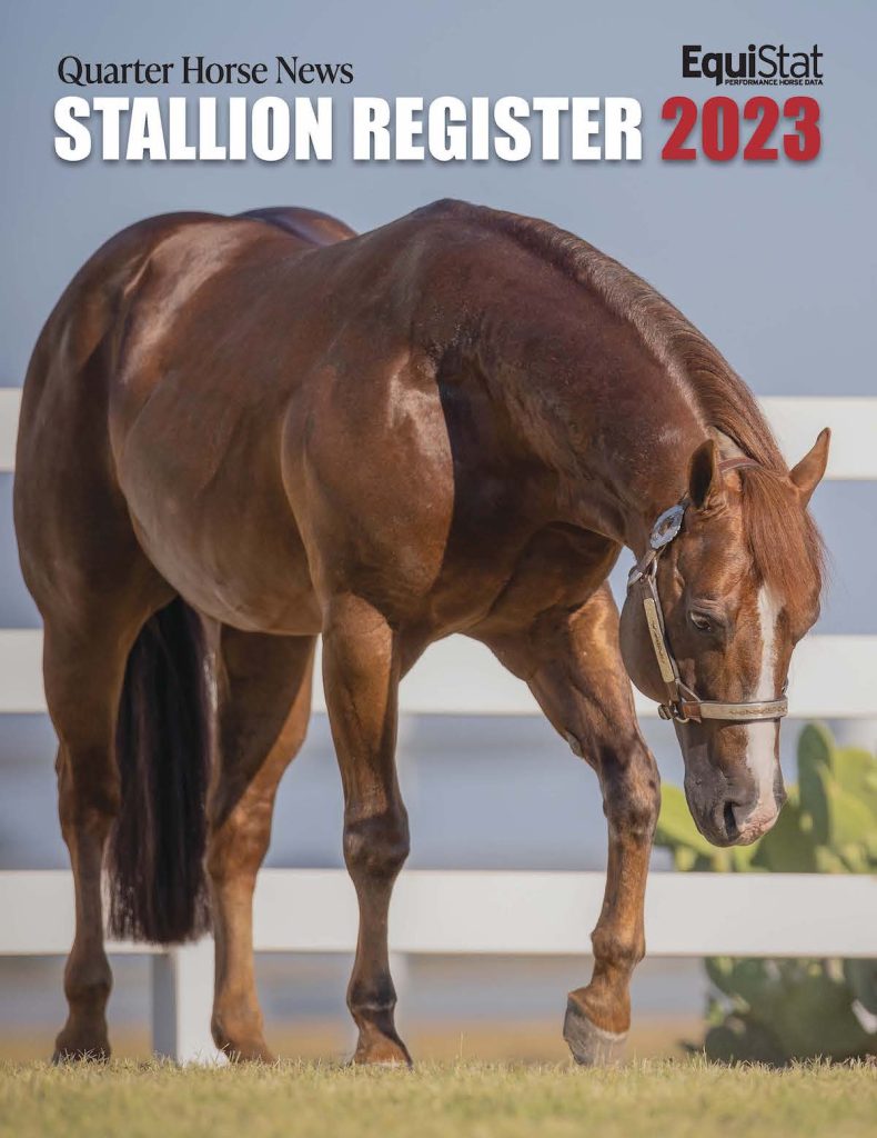 Quarter Horse News Stallion Register 2023 cover